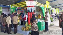 Stand Dinas Tanaman Pangan dan Hortikultura Provinsi Kalimantan Barat dalam kegiatan Pra PENAS 2022 di Kabupaten Maros Sulawesi Selatan